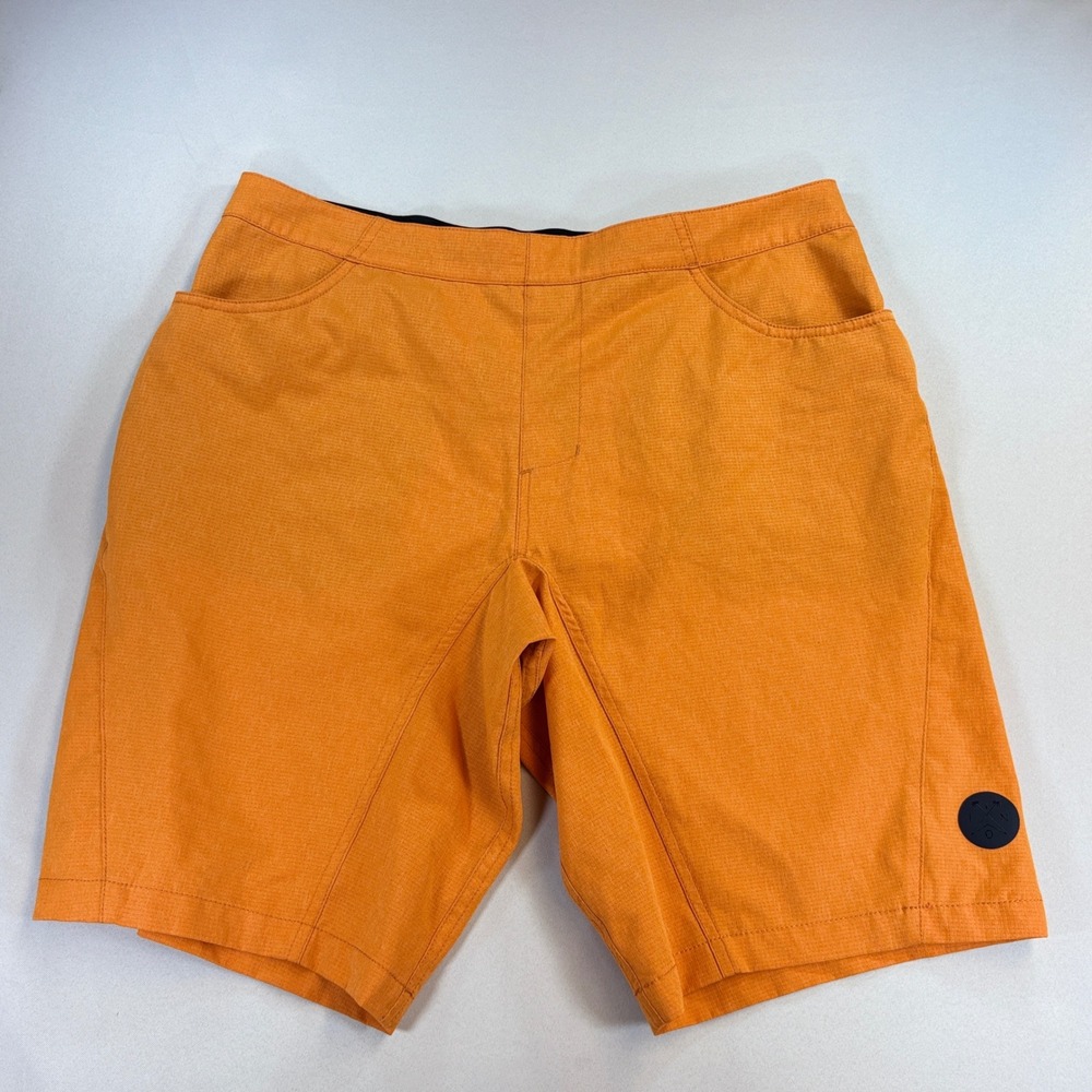 ION Surfing Elements Shorts Men 34 Orange No Liner Hybrid Hiking Outdoor Beach